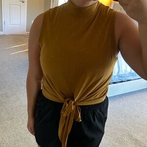 Lululemon High Neck Tie-Front Tank